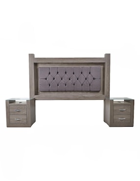 Set Recámara Kessa Magnolia de MDF