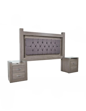 Set Recámara Kessa Magnolia de MDF