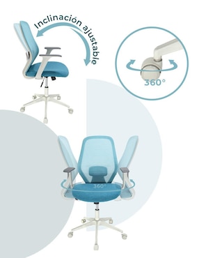 Silla escritorio Bastia 8349W Mundo In