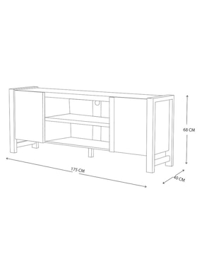 Mueble de tv Beirut Haus de madera