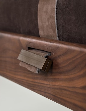 Banca Hygge Trra de madera nogal