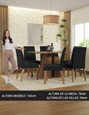 Comedor Cheryl Madesa para 6 personas