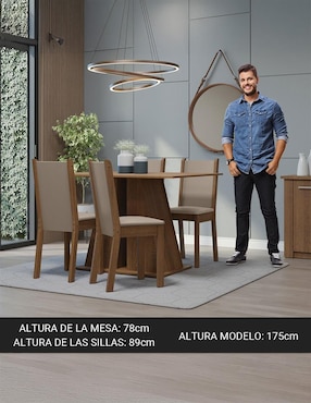 Comedor Sophie Madesa para 4 personas