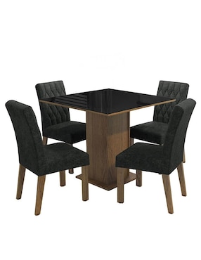 Comedor Anaju Madesa para 4 personas de MDP
