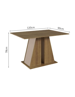 Comedor Sophie Madesa para 4 personas