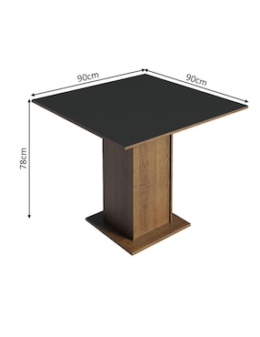 Comedor Briana Madesa para 4 personas