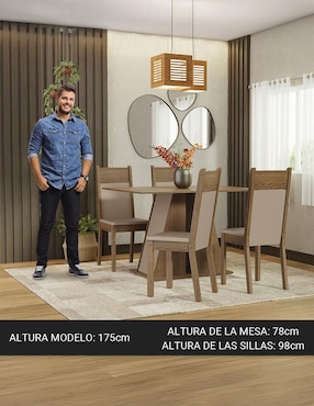 Comedor Angel Madesa para 4 personas