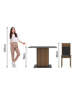 Comedor Sheila Madesa para 4 personas