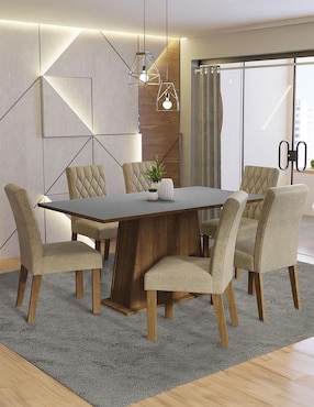 Comedor Britney Madesa para 6 personas