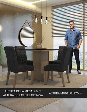 Comedor Livia Madesa para 4 personas