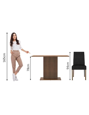 Comedor Manu Madesa para 2 personas