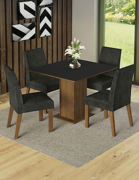 Set comedor Madesa para 4 personas