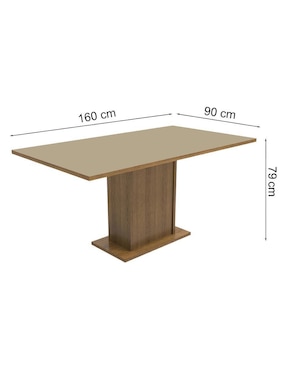 Comedor Ohana Madesa para 6 personas