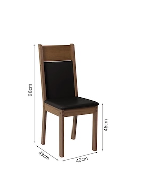 Comedor Claire Madesa para 4 personas