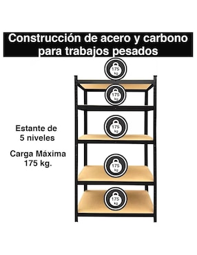 Repisa Anisa Knot Studio de acero inoxidable