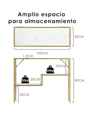 Consola Darrison C Gomyhome de MDF