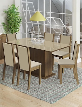 Comedor Moscou Plus Madesa para 6 personas