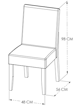 Silla Tremont Diper de chapa de madera