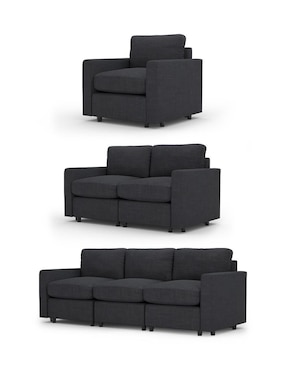 Sala 3 piezas Adapti Modi Sofa de algodón