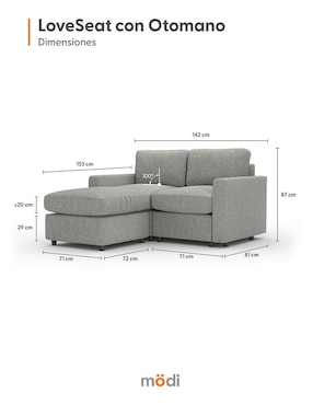 Love seat Modi Sofa Adapti