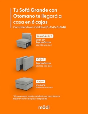 Sala modular ADAPTI Modi Sofa de poliéster