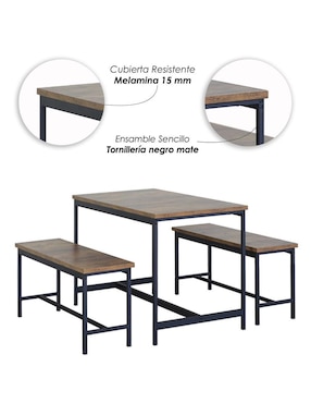 Comedor Ilios Innova para 4 personas