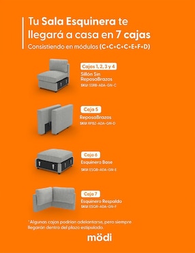 Sala modular ADAPTI Modi Sofa de poliéster