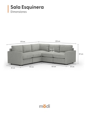 Sala modular ADAPTI Modi Sofa de poliéster