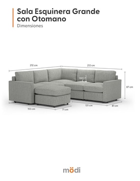Sala modular ADAPTI Modi Sofa de poliéster