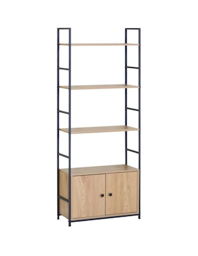 Librero Tokio Maple Ilios Innova de melamina