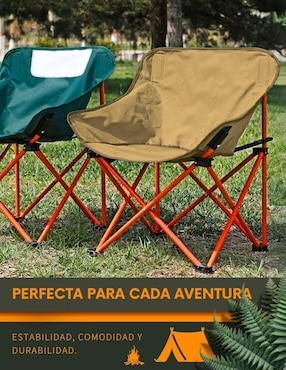 Silla plegable 2 piezas Ecomlab de aluminio