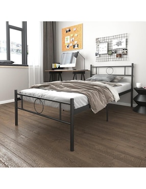 Base para cama armable Gomyhome de metal individual