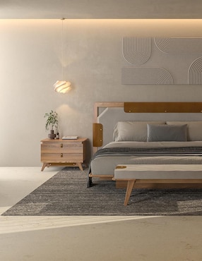 Buro Yaab Trra de madera nogal