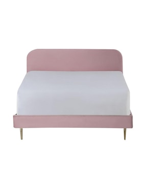 Cama Nisha Moblum de tela matrimonial
