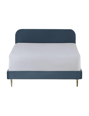 Cama Nisha Moblum de tela matrimonial