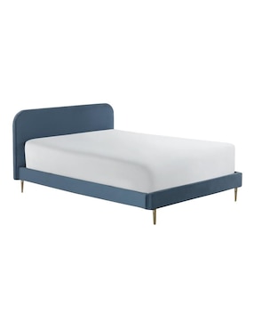 Cama Nisha Moblum de tela matrimonial