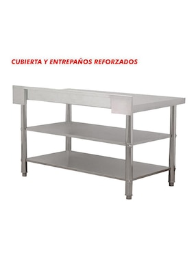 Mesa Mindejal de acero inoxidable