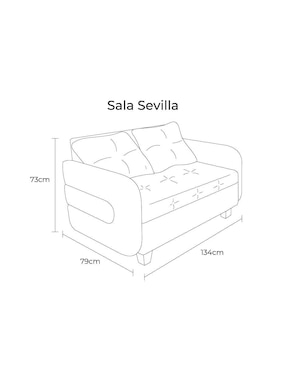 Love seat Atlas Del Descanso Sevilla