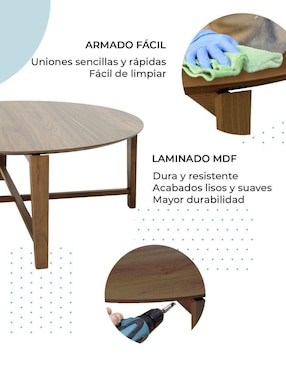Mesa de centro Palu Circular Mundo In