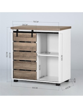 Gabinete Freesia Gomyhome de MDF