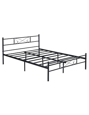 Base para cama armable Laimer Gomyhome de metal matrimonial