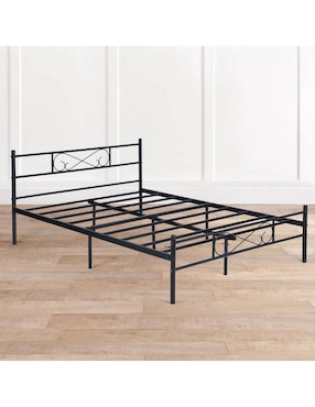 Base para cama armable Laimer Gomyhome de metal matrimonial