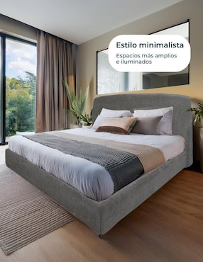 Cama Chester Mundo In de madera matrimonial