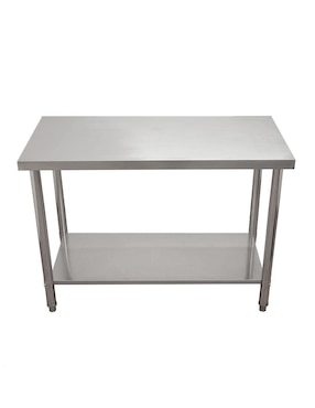 Mesa isla Mindejal de acero inoxidable