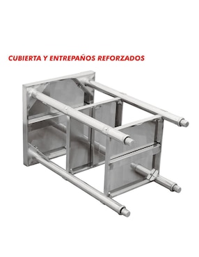 Mesa Mindejal de acero inoxidable