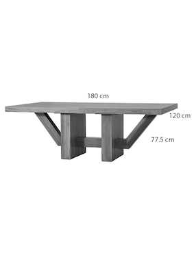 Mesa de comedor armable Mérida Del Toro