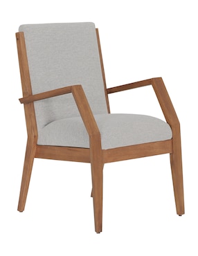Silla Mérida Del Toro de madera y tela