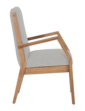Silla Mérida Del Toro de madera y tela