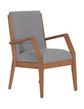 Silla Mérida Del Toro de madera y tela