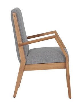 Silla Mérida Del Toro de madera y tela